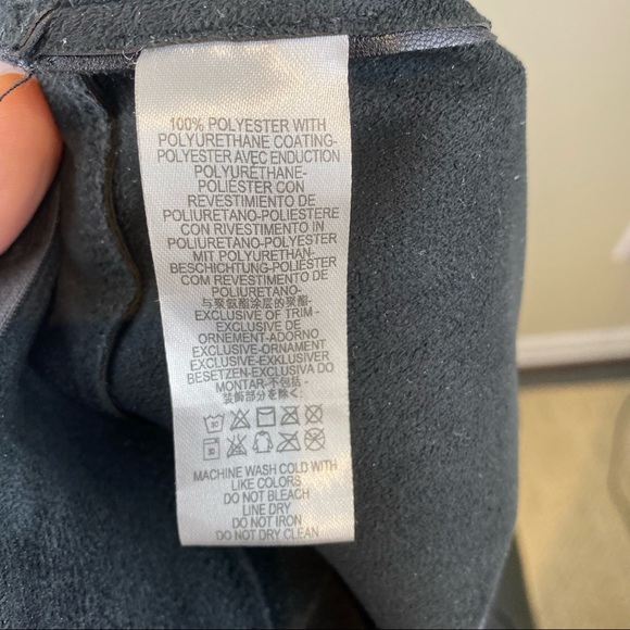 Free People faux vegan leather leggings size 26 - Picture 4 of 4